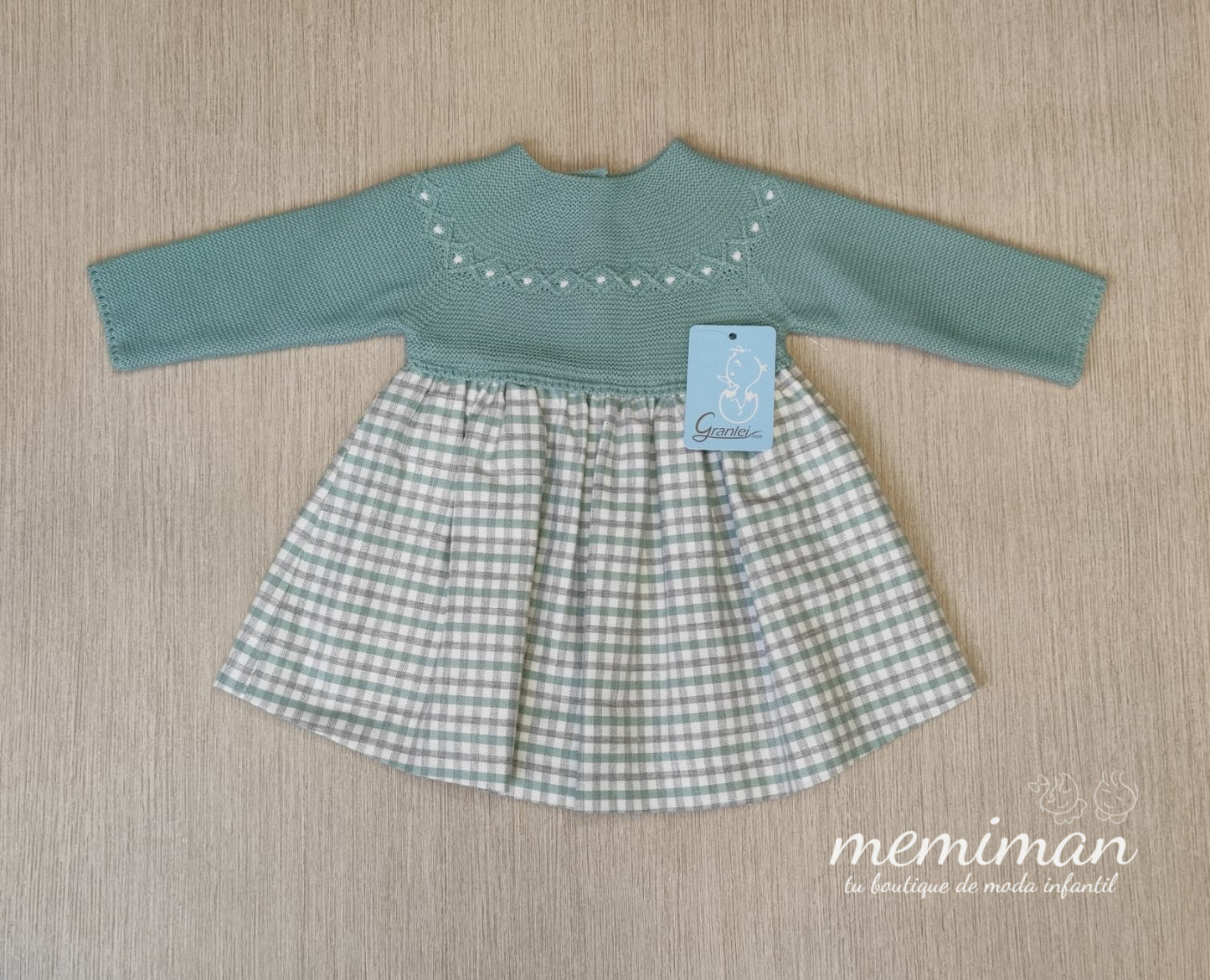 Tissu à carreaux pour robe 2-225T