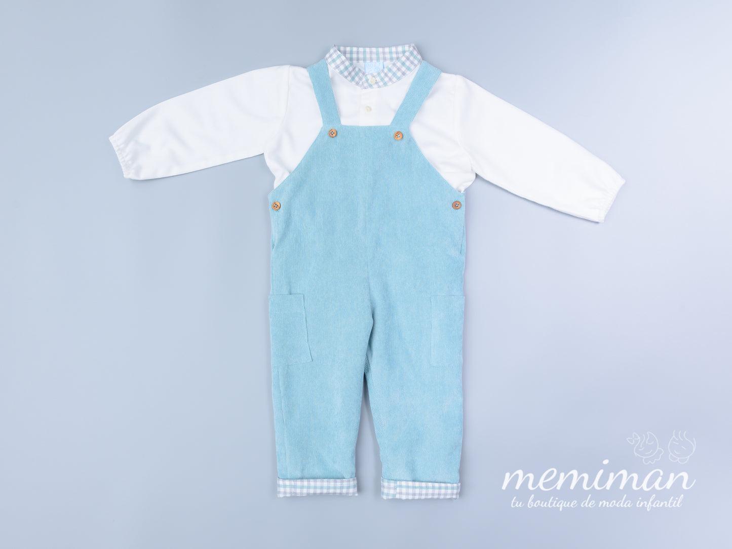 2-228 Shirt plus dungarees