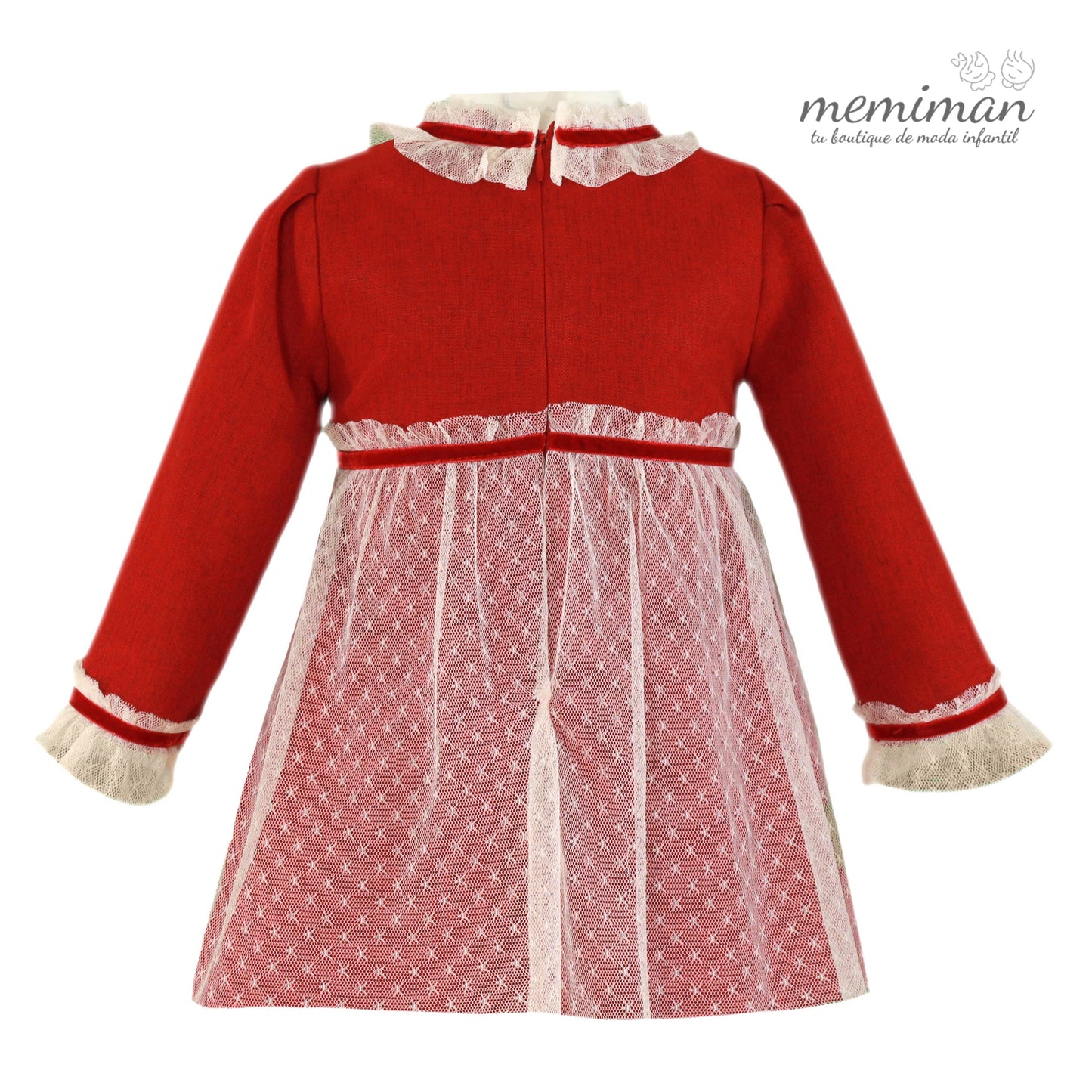 32-0222-V Tulle children's dress