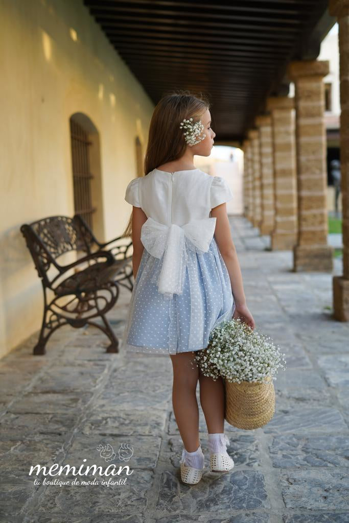 223983 Vestido falda color ceremonia