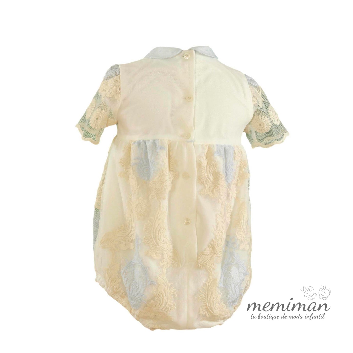 31-0123-P Barboteuse bébé bleu clair