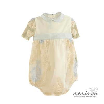 31-0123-P Barboteuse bébé bleu clair