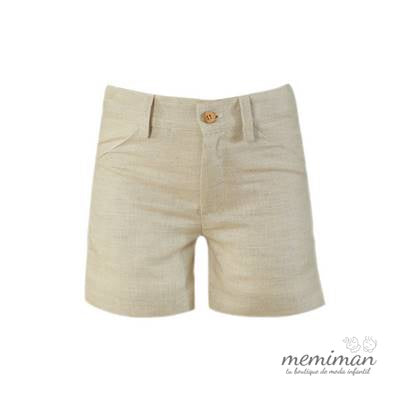 31-0230-3 Pantalon court en lin