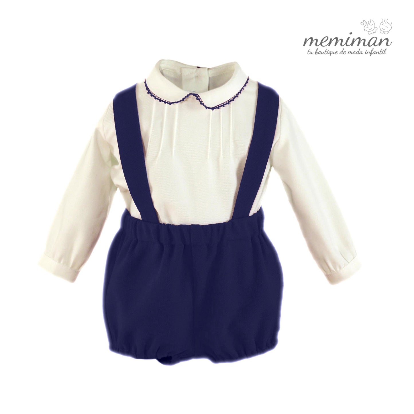 32-0036-23 Conjunto bebé niño con tirantes