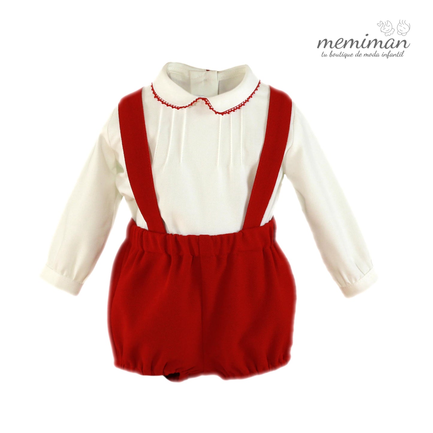 32-0036-23 Conjunto bebé niño con tirantes