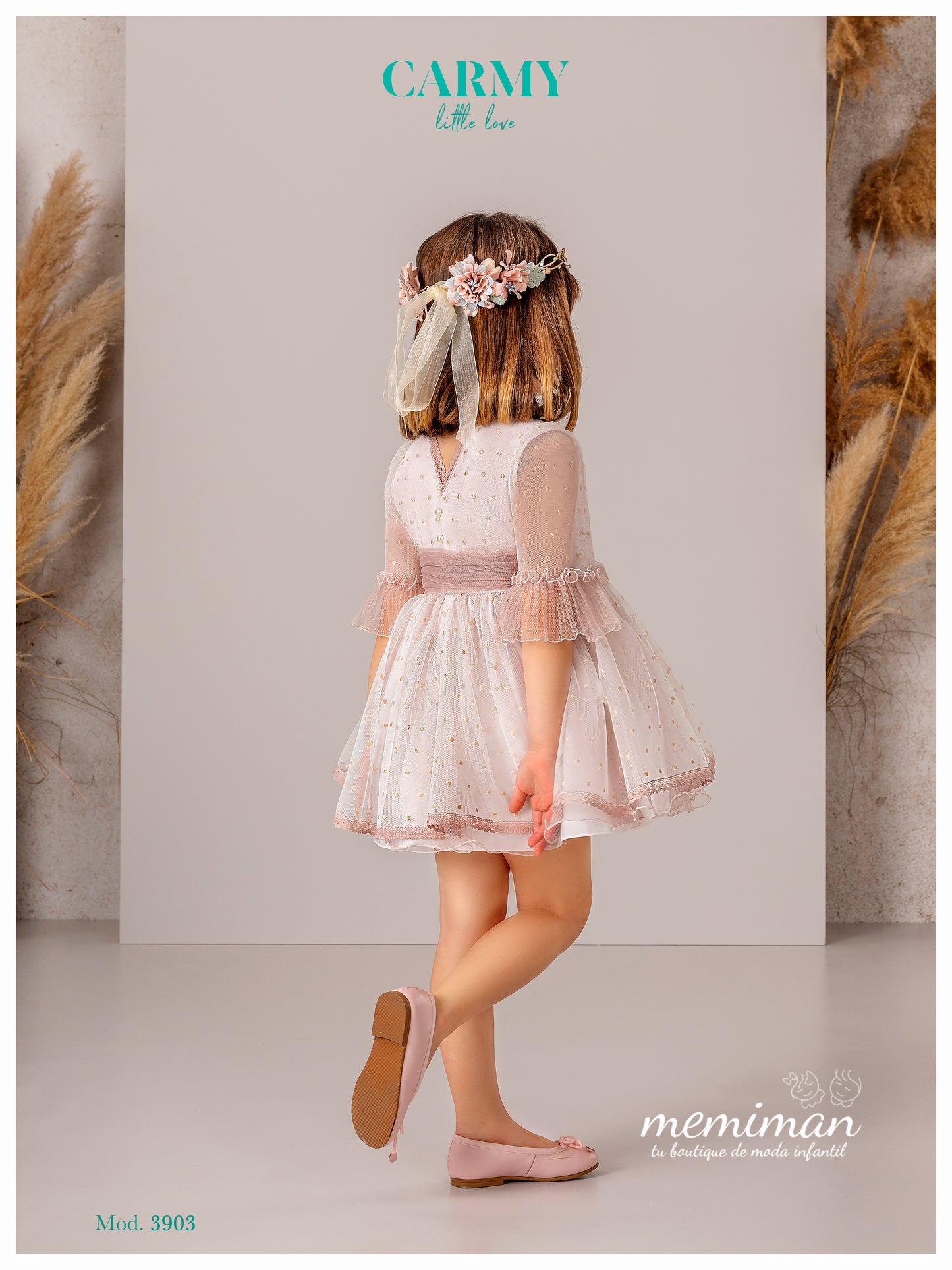 3903P Bodoque tulle arras dress