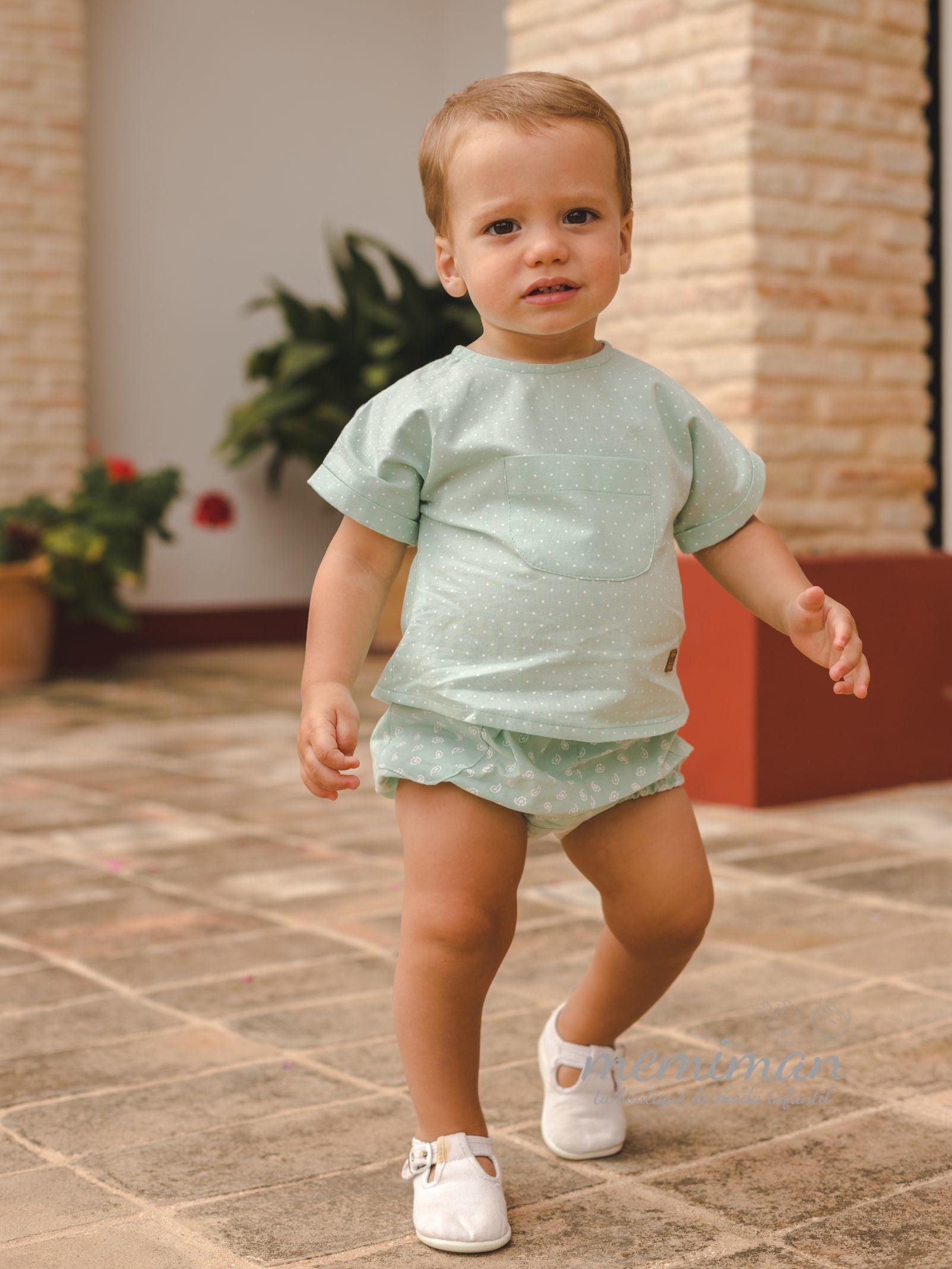 Conjunto Pololo Calamaro Ropa Bebe 2020 01-46065 Cashmere Baby