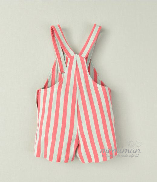 01-46104 Short striped dungarees