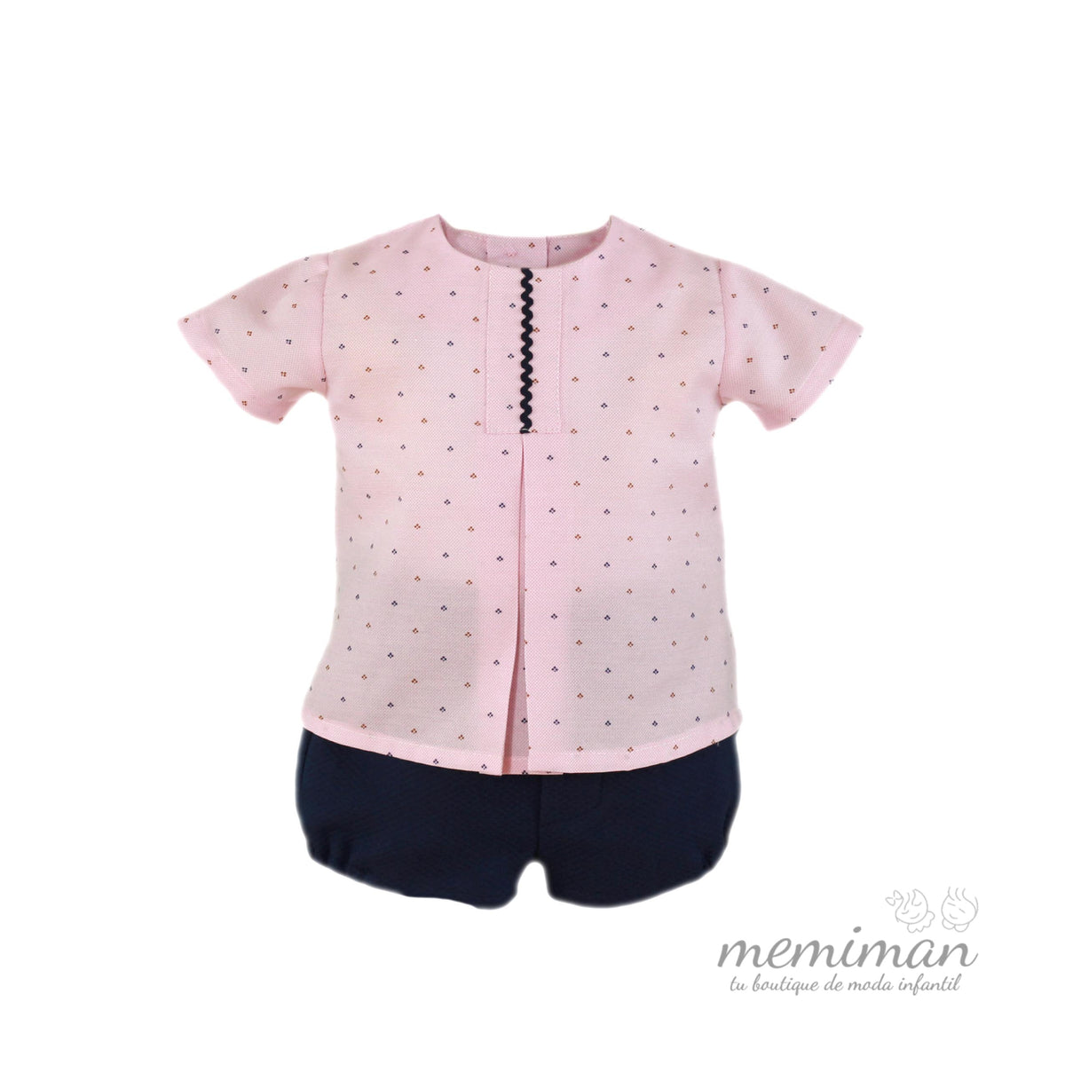 33-0048-23 Conjunto camisa-calças bebé