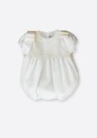 532192MC barboteuse bébé en tulle à manches courtes