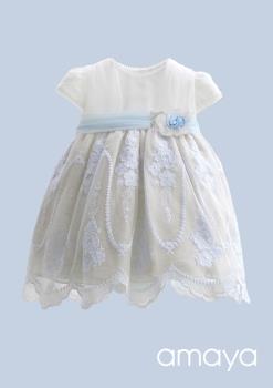 532216 Babykleid aus besticktem Tüll (SUPER-ANGEBOT)