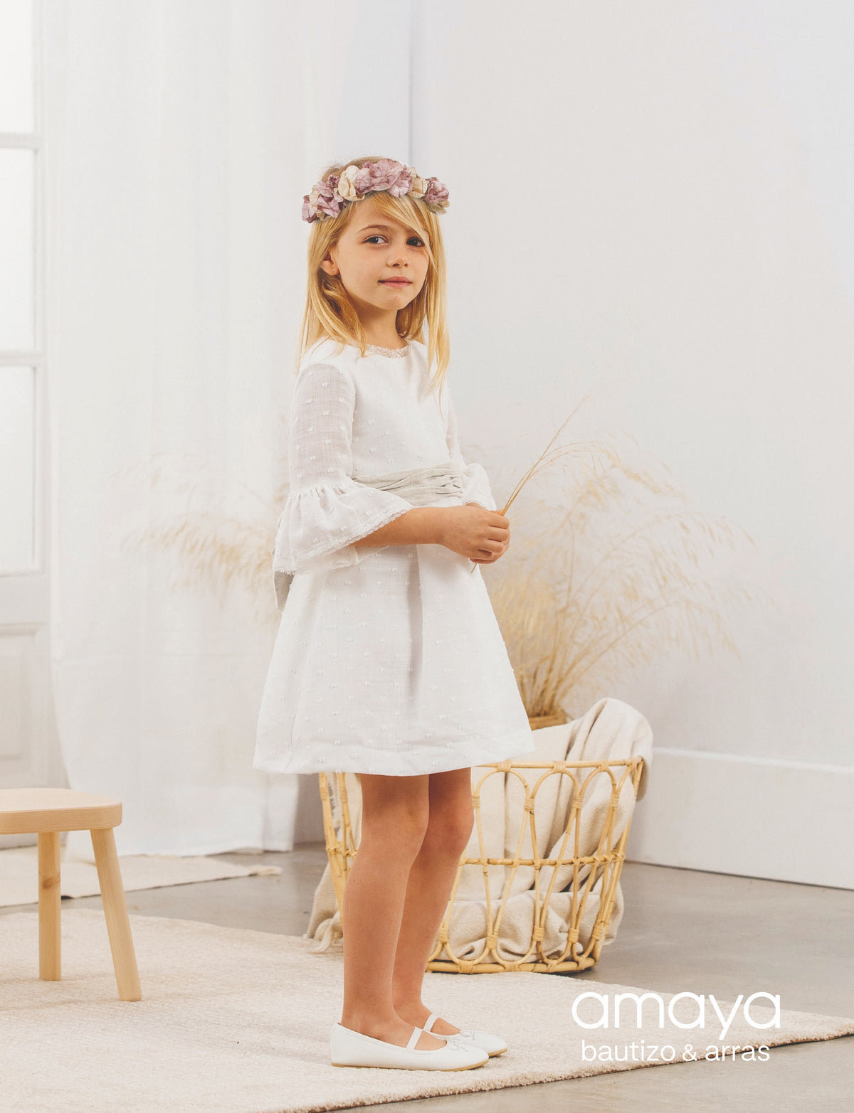 533091 CHILDREN'S plumeti linen dress
