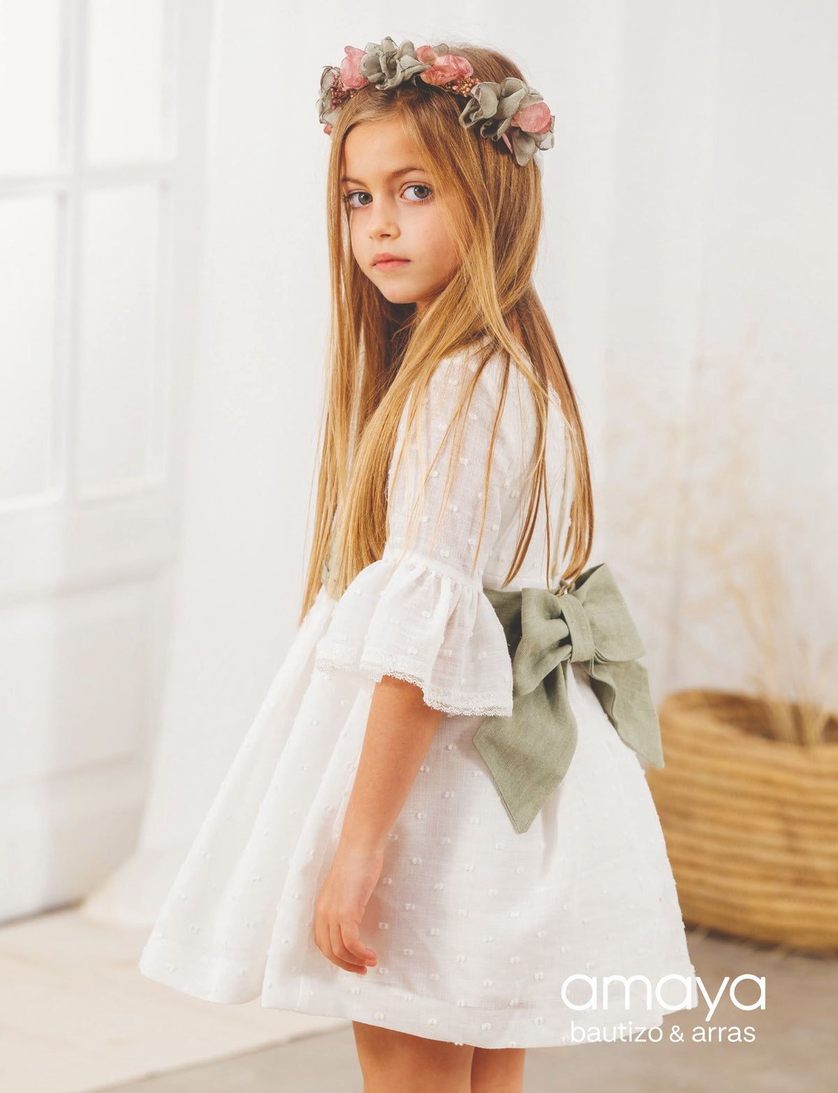 533091 CHILDREN'S plumeti linen dress