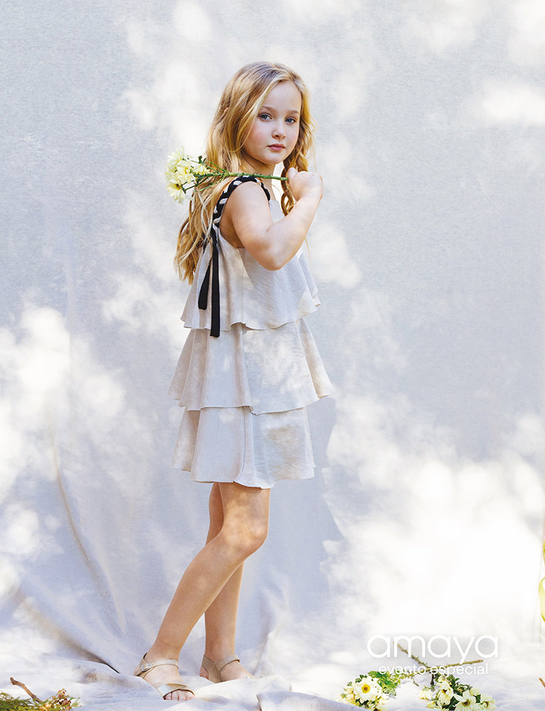 534016 vestito junior beige