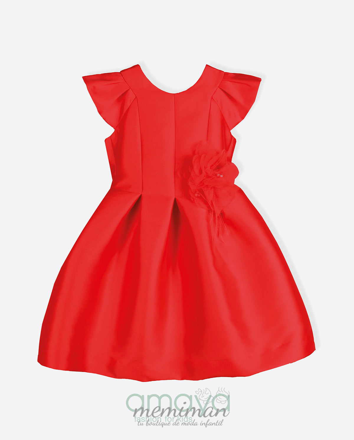 574416 Vestito da bambina in mikado fantasia