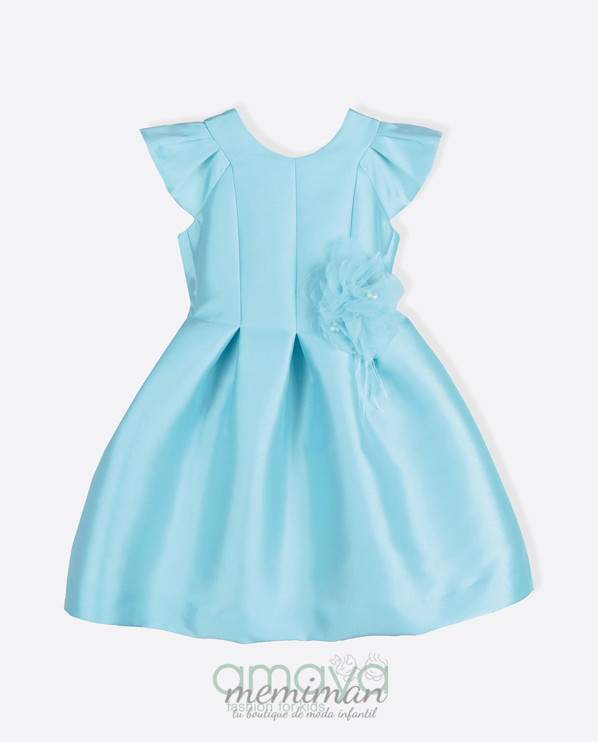574416 Vestito da bambina in mikado fantasia