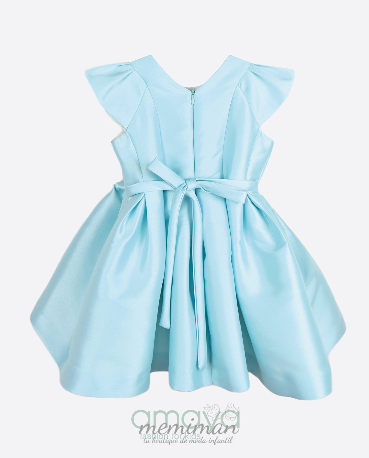 574416 Vestito da bambina in mikado fantasia