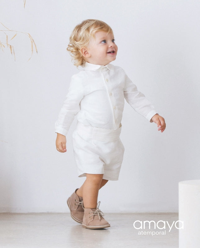 190302 Chemise col V bébé