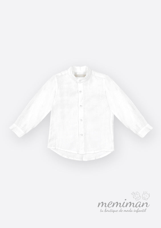 190500 Camisa de Criança Gola Mao