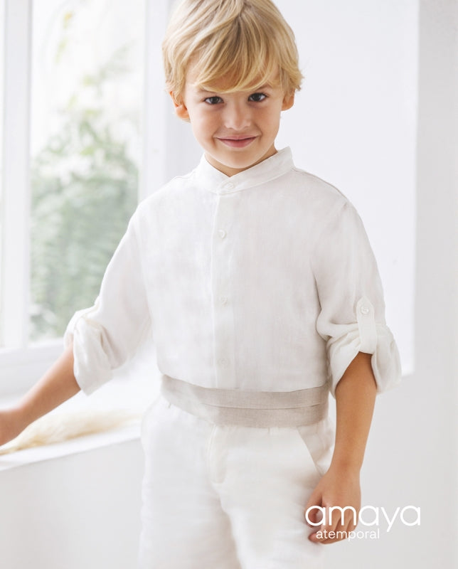 190540 Fajín INFANTIL jaretas lino