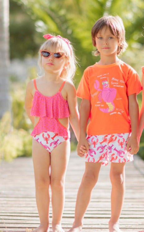 33-0417-B LOBSTERS swimsuit-trikini
