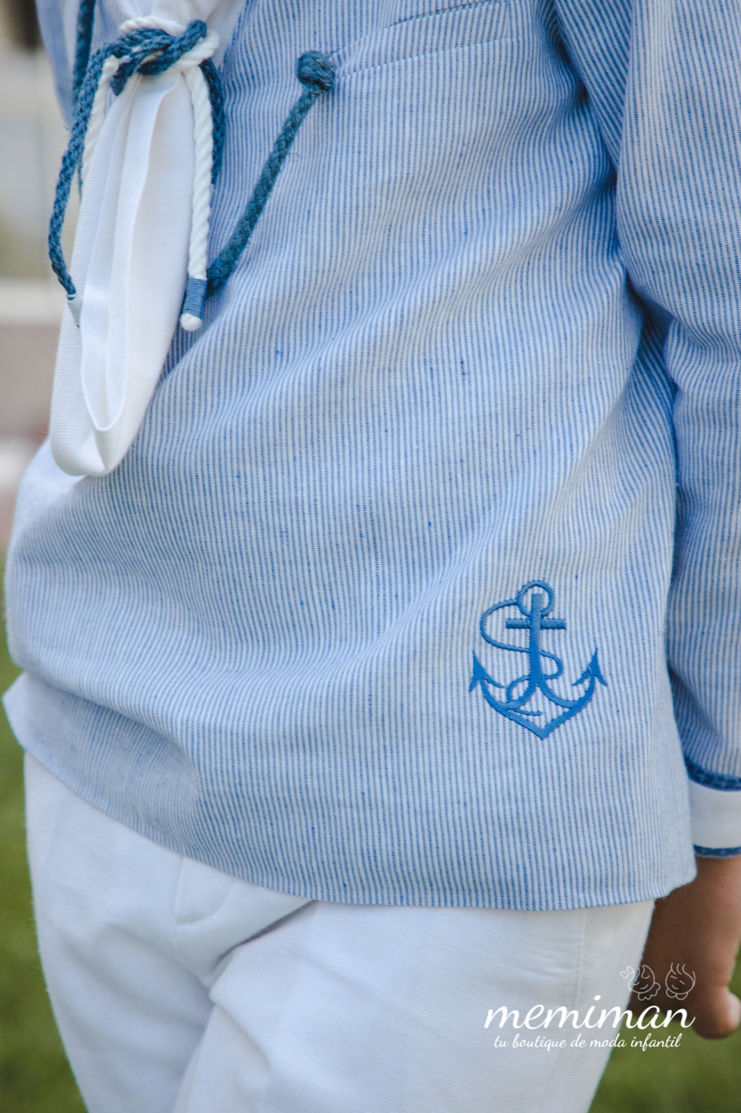 10-01064 Traje marinero lino (OUTLET)