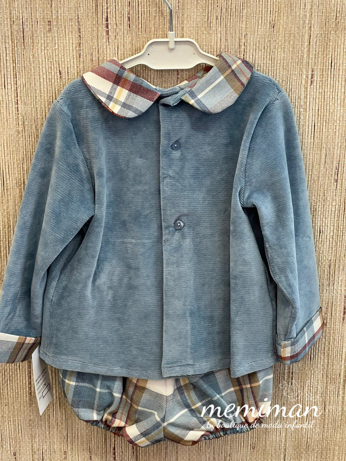 822912 Completo neonato maglione e pantaloncini a sbuffo