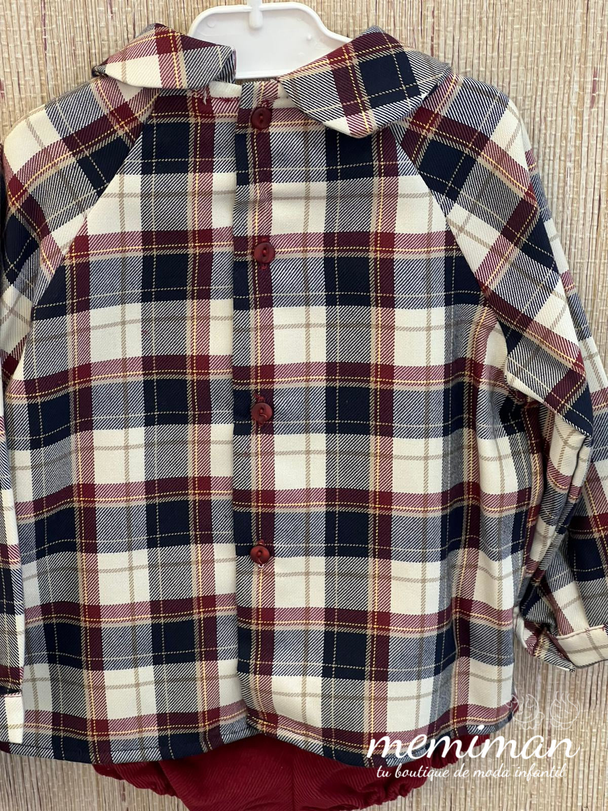 822941 Conjunto bebé niño blusa y bombacho