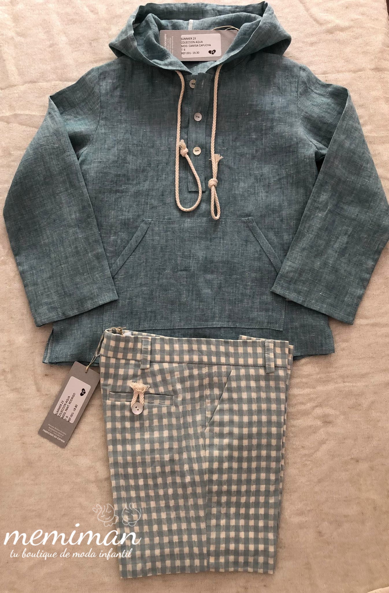 AQUA Chemise à capuche