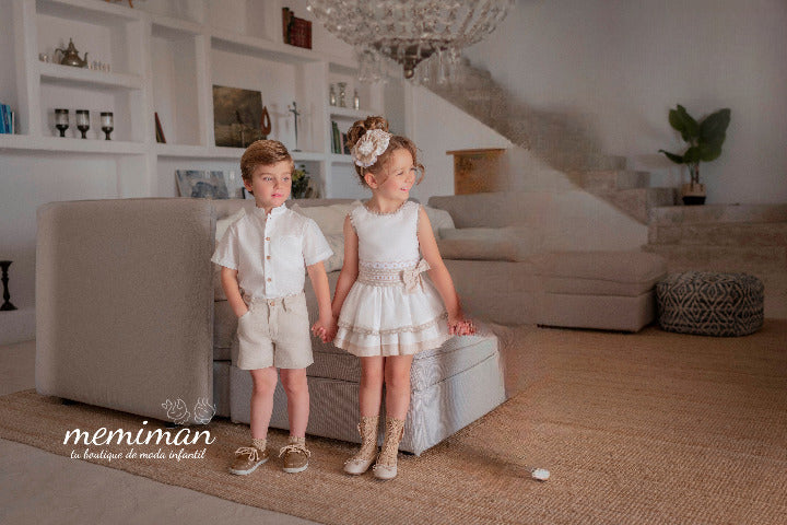 31-0230-3 Pantalón lino corto