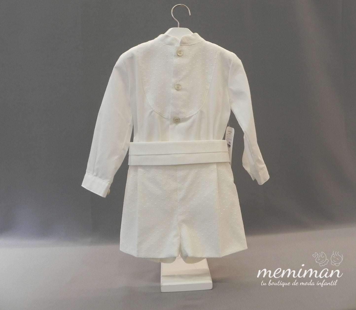 376 Conjunto de bautizo/ceremonia con fajín