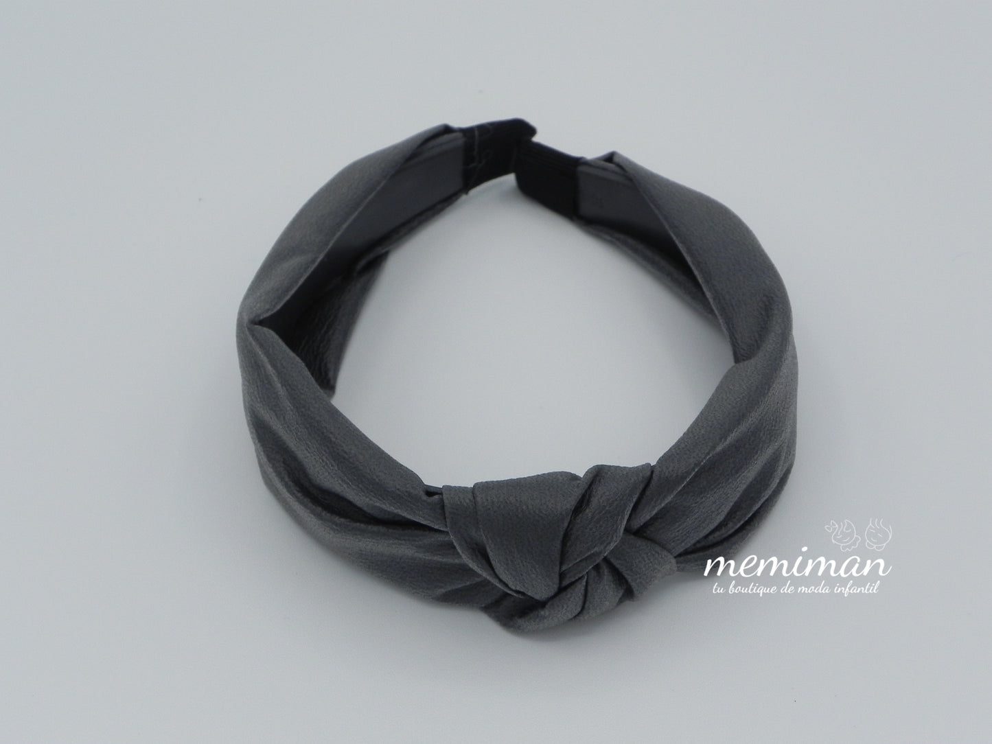 Bandeau noué en simili cuir différentes couleurs