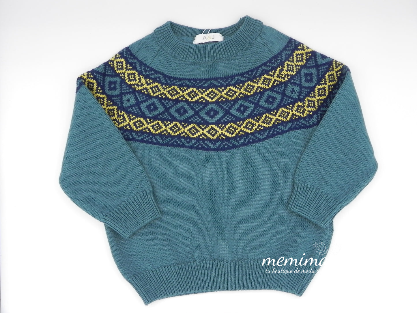 AJ510 Jersey verde petróleo