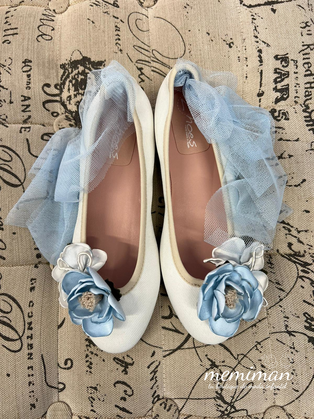 MPC05 Piqué Flor Flats