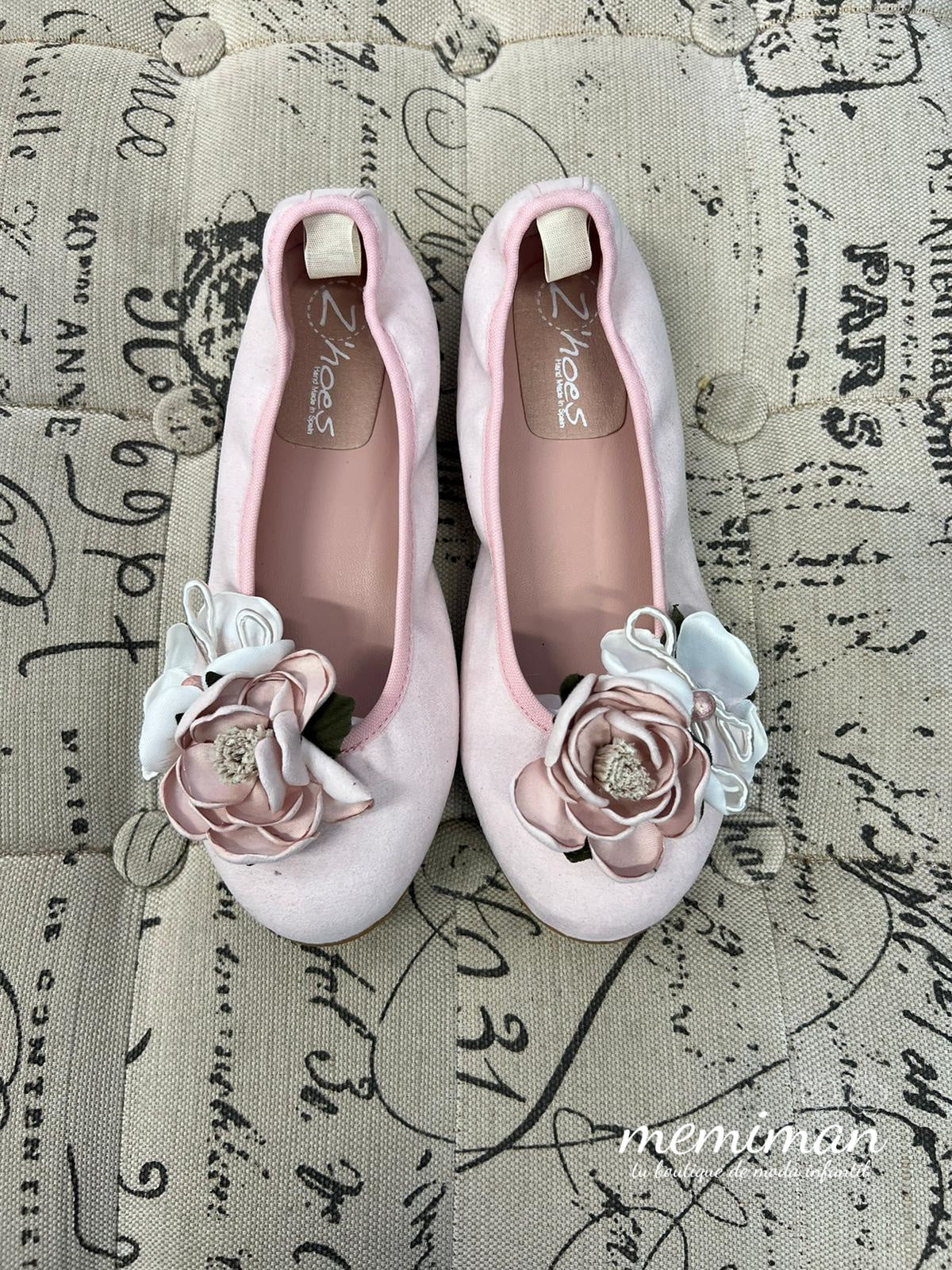 MVR05 Velor Flower and Tulle Ballerina