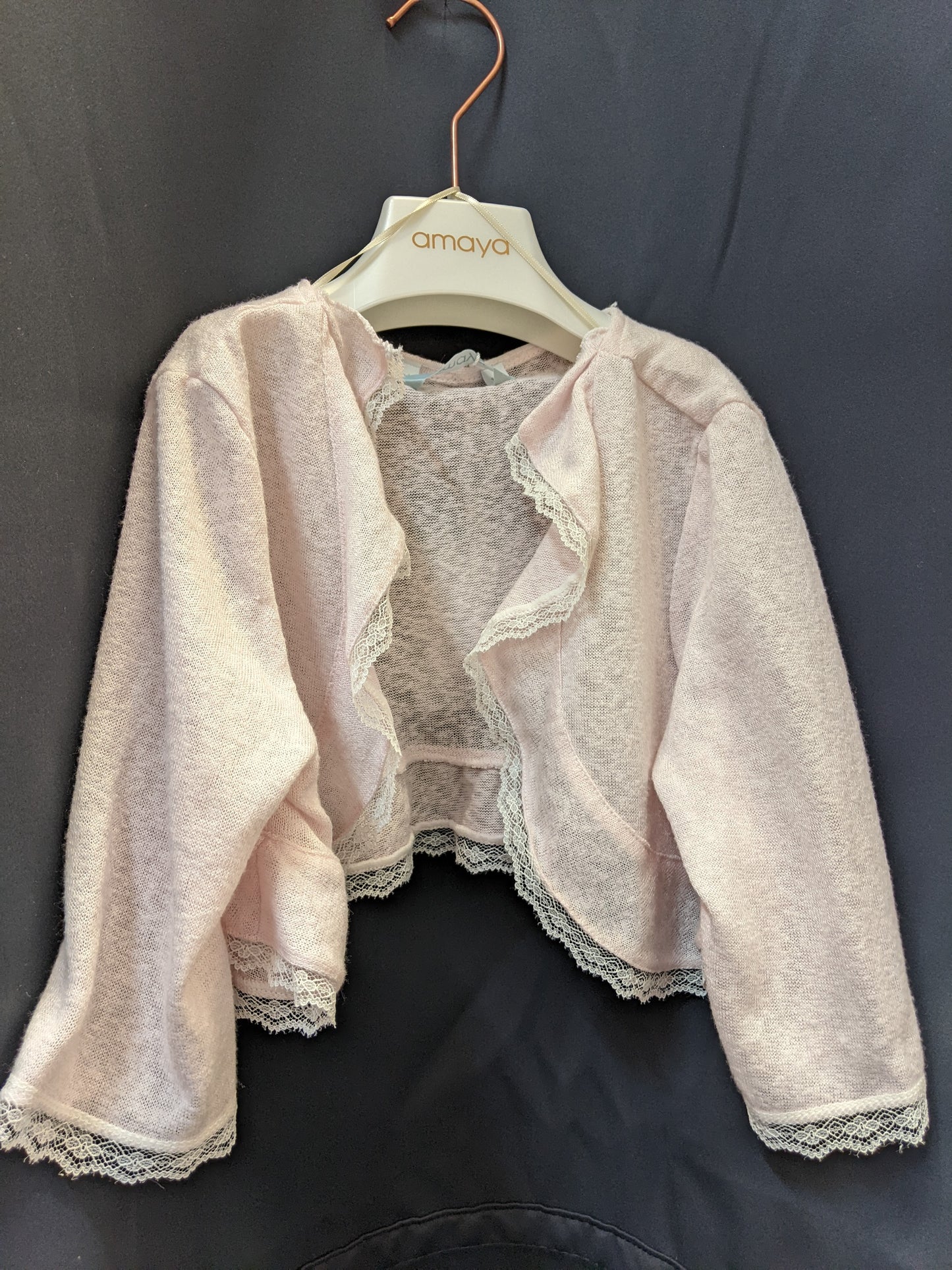 311858H Bolero ribeteado encaje