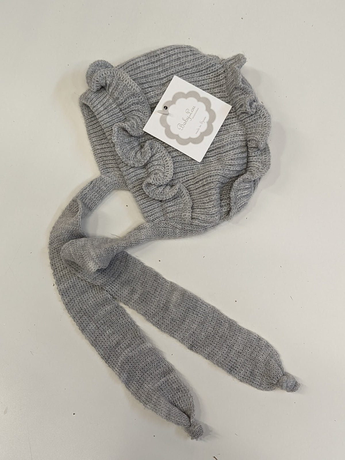 104 Capuche en tricot côtelé