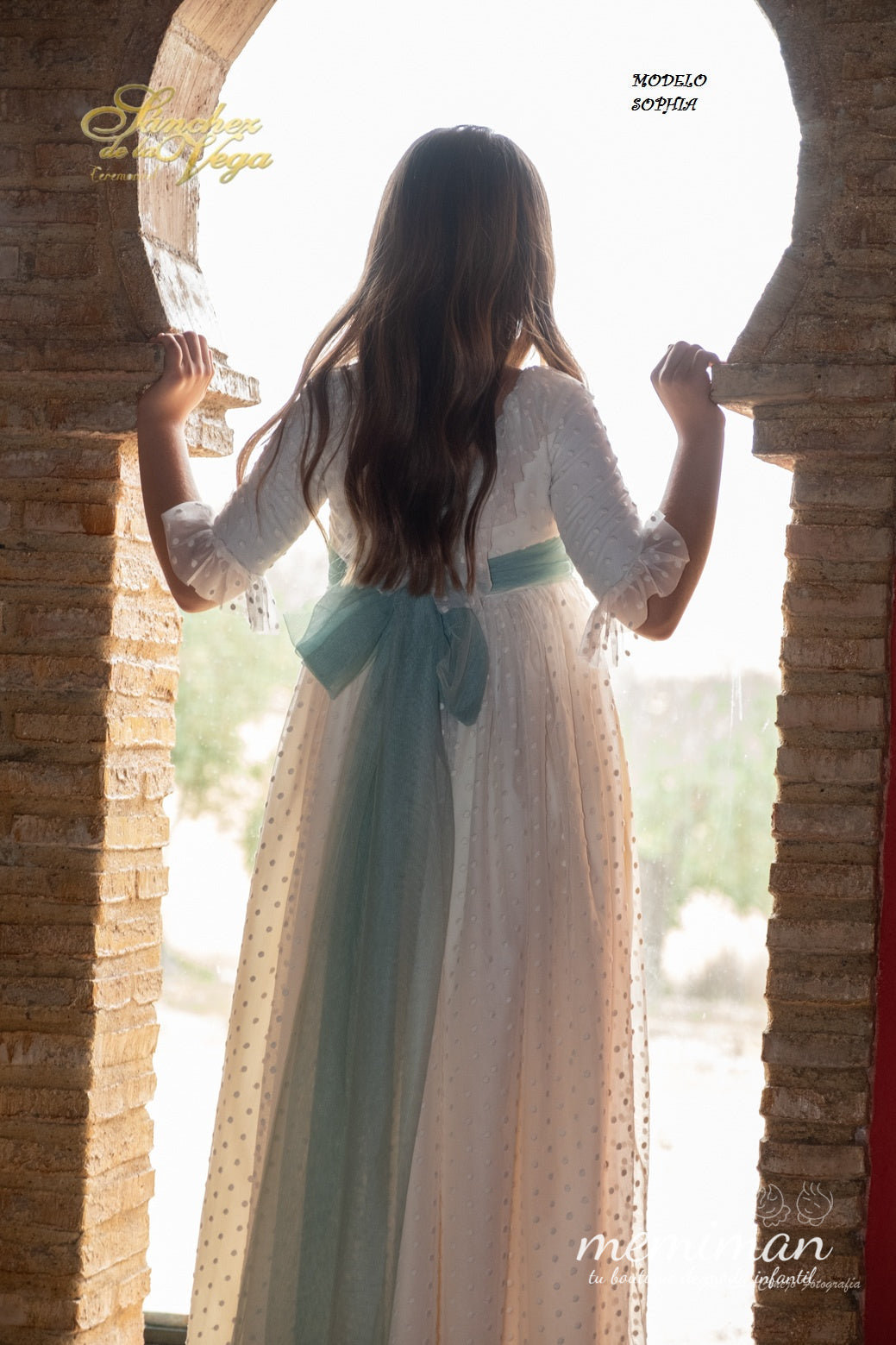 SOPHIA Vestido tul bordado (OUTLET)