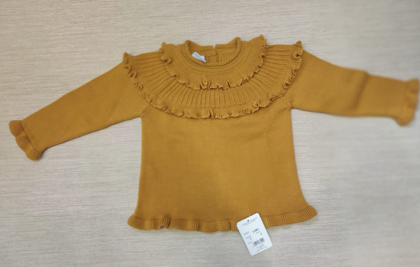 2-263 Maglione in maglia da bambina