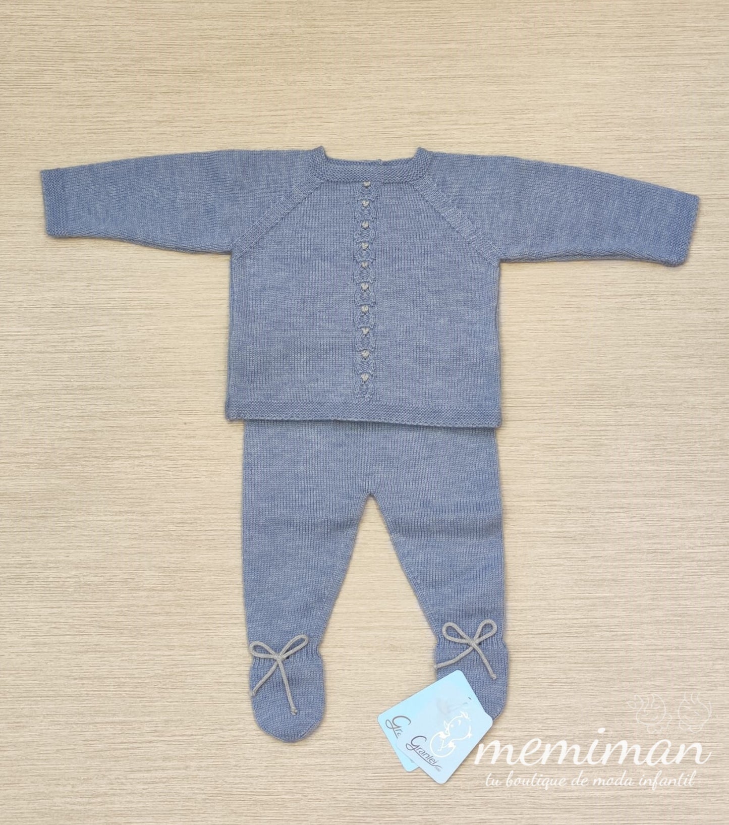 2-123 Conjunto de polainas en azul