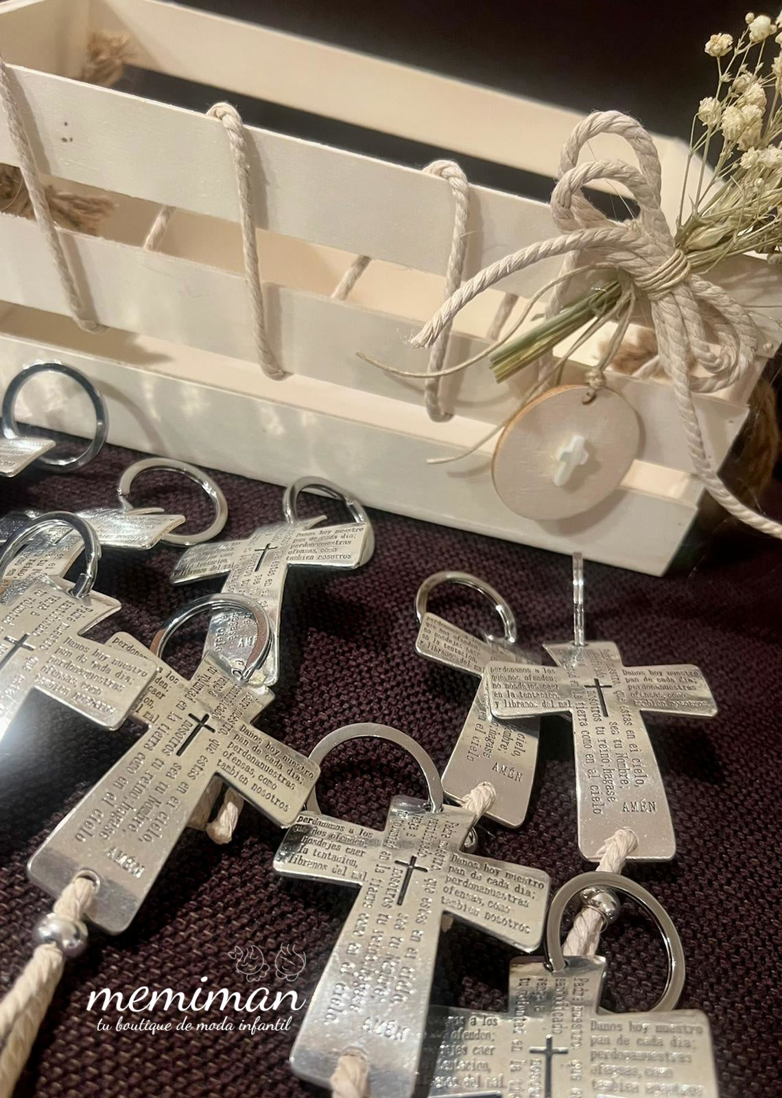 Wooden box with cross for details (20x14x8)