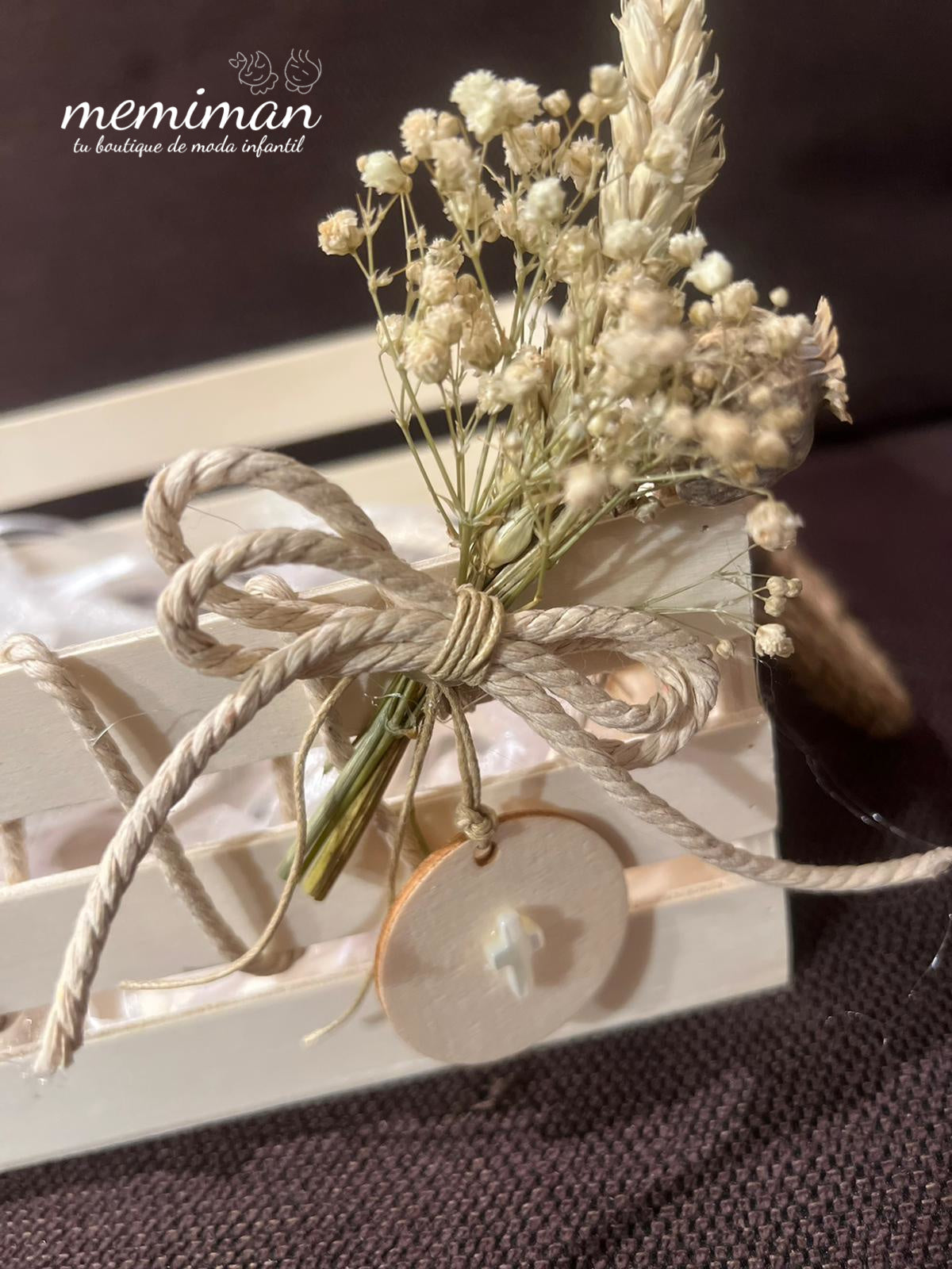 Wooden box with cross for details (20x14x8)