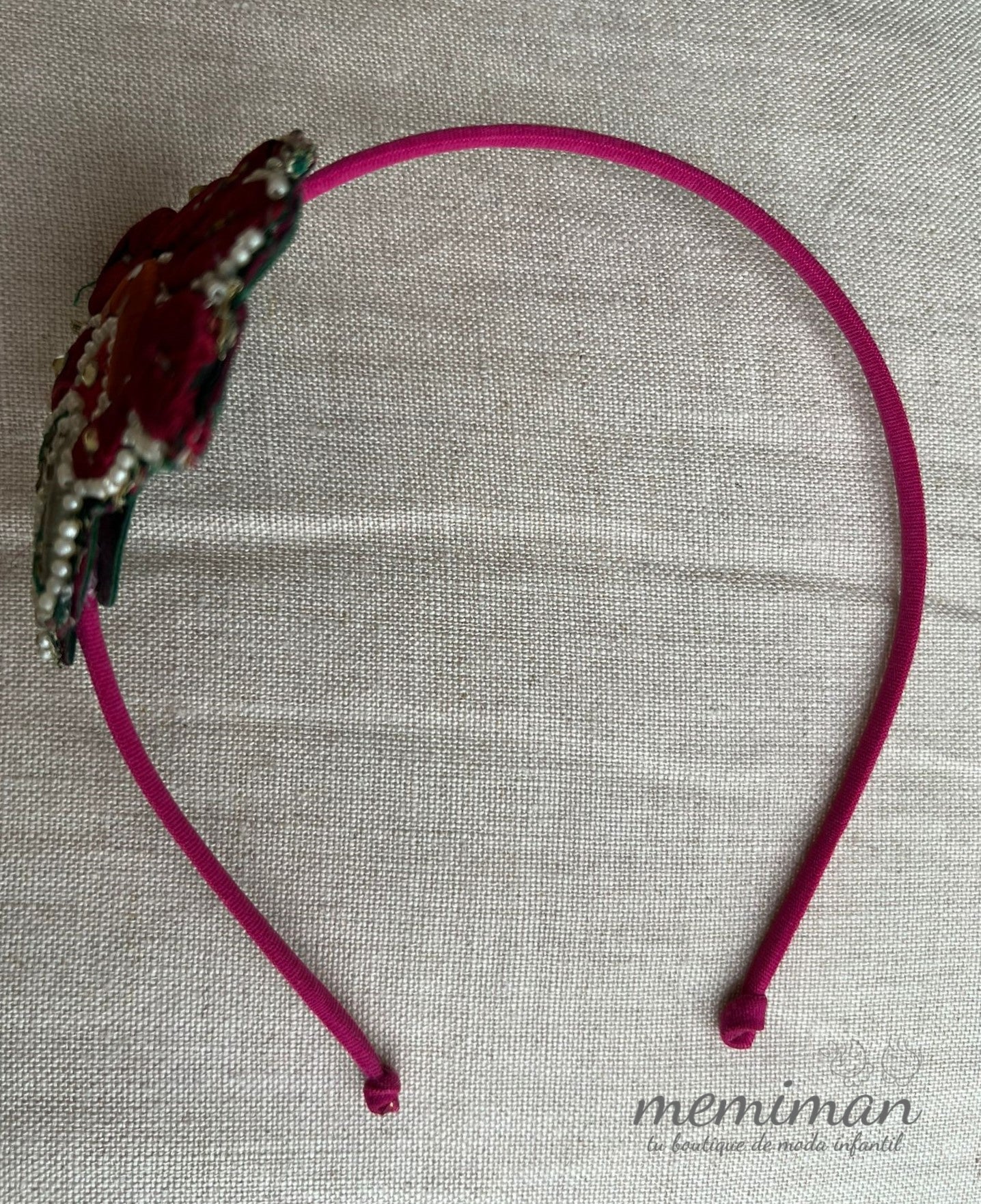 EMBROIDERED FLOWER Headband COM/CER