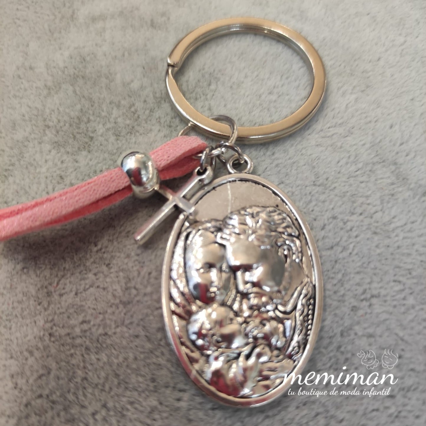 Holy Family and Holy Spirit Keychain