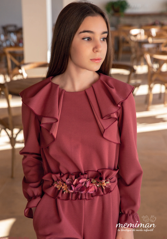 22940 Mono niña/teen granate