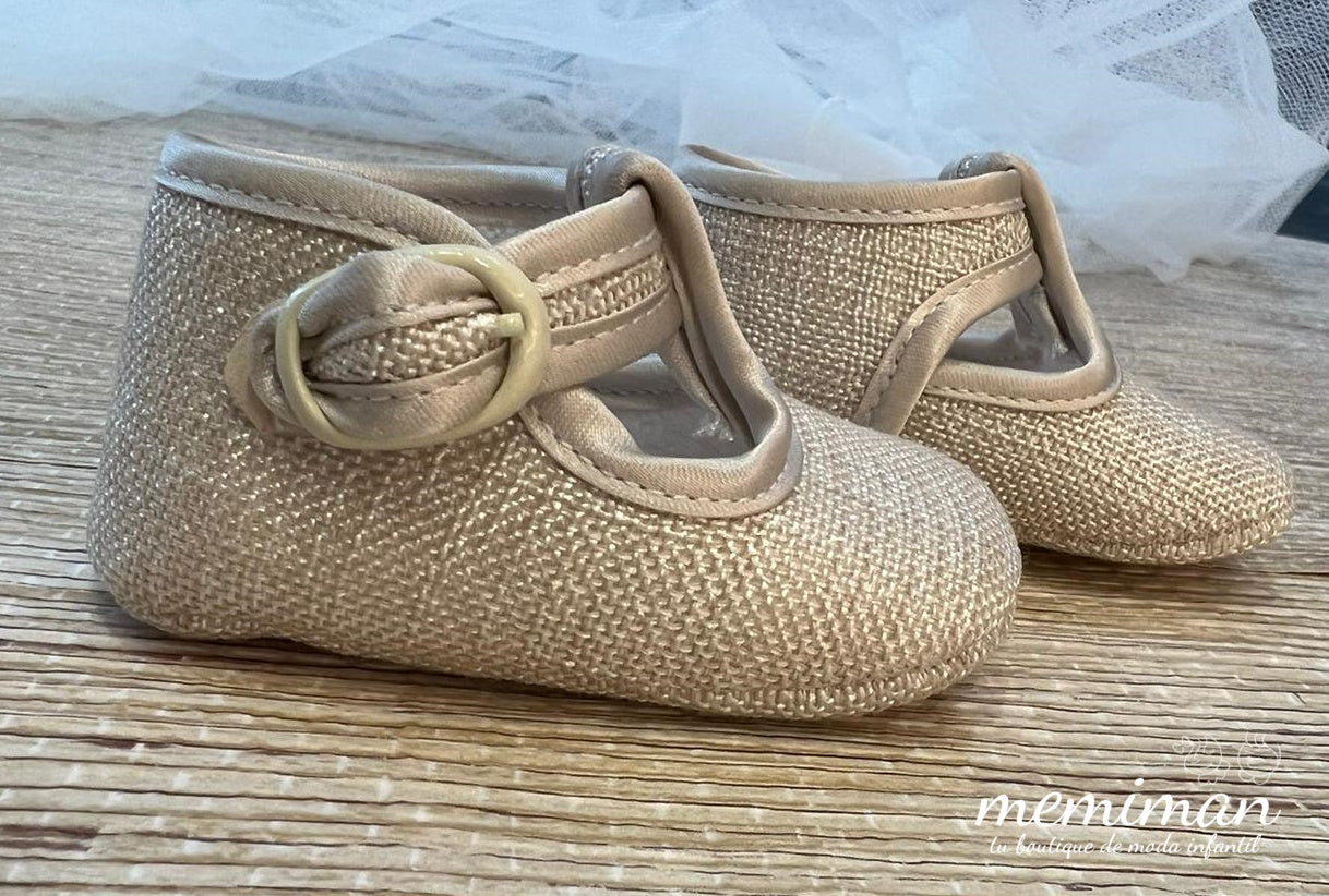 7710 Sandalia Lino Brillo