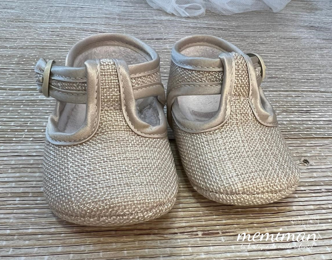 7710 Sandalia Lino Brillo