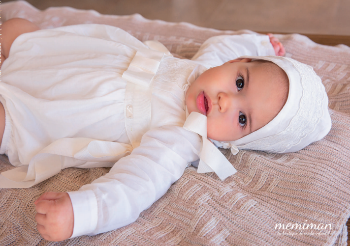 22923 Baptism Romper Batista