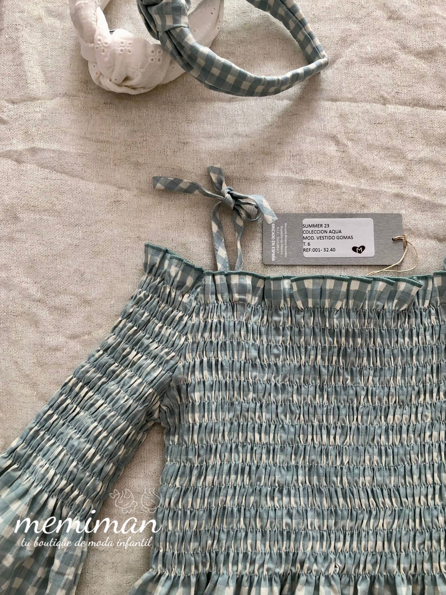 AQUA Vestido gomas vichy (OFERTÓN)