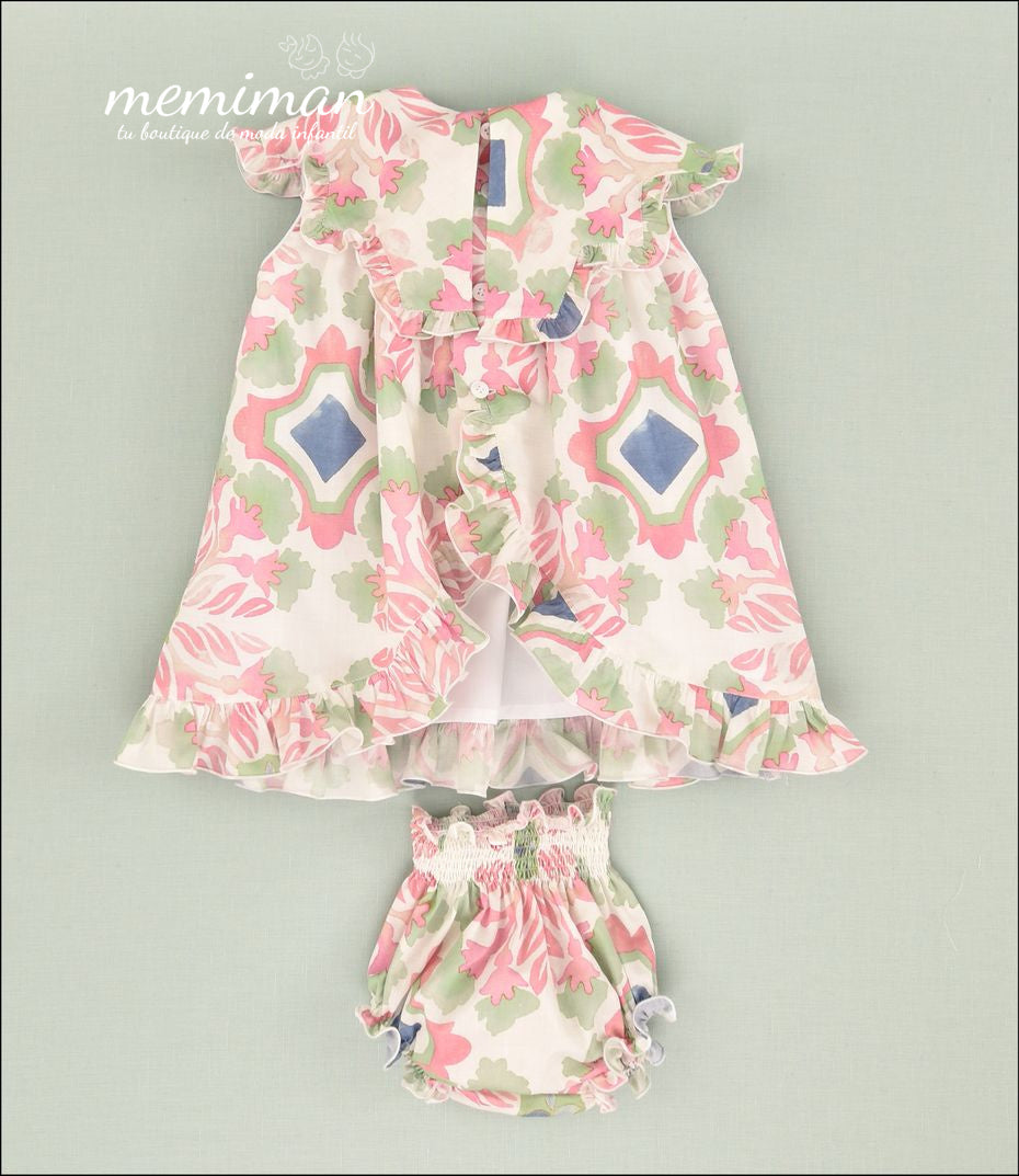 01-50034 Printed baby dress